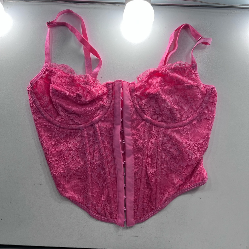 Pink Bustier Corset